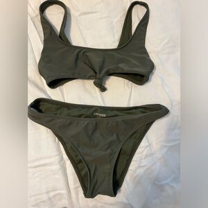 Express knotted bikini set
